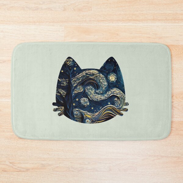 Item preview, gato van gogh designed and sold by Vangoholic.