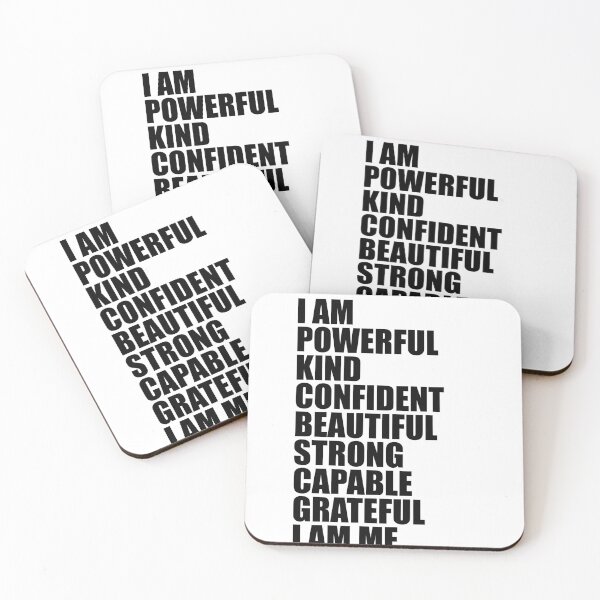 Item preview, I am powerful kind confident beautiful strong capable grateful. I am me designed and sold by Profashionall.