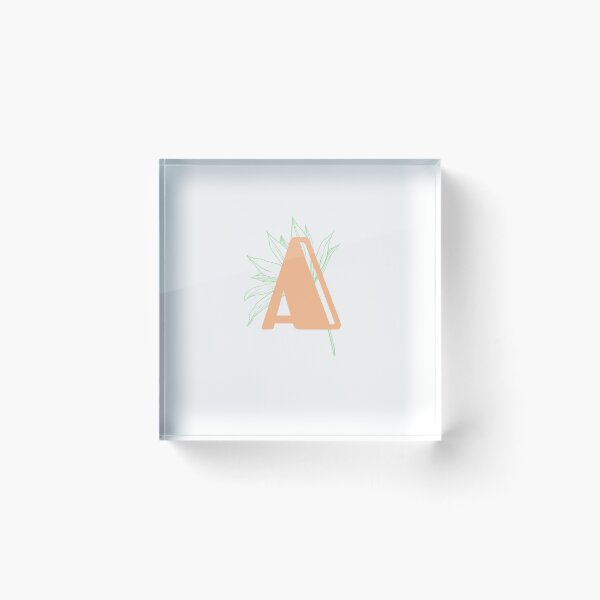 Item preview, Letter A in pastel colors designed and sold by dacivoje.