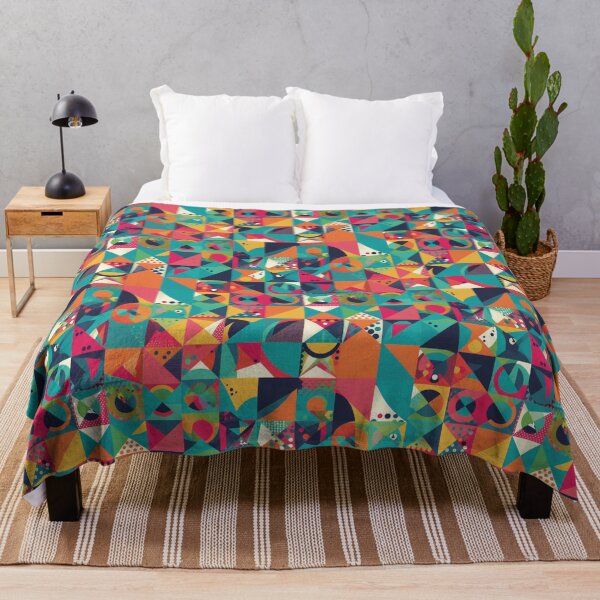 Item preview, Geometric Energy: Colorful Abstract Art Playful Modern Vibrant Patterns Contemporary designed and sold by DigiNook.