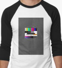 TV signal Baseball ¾ Sleeve T-Shirt