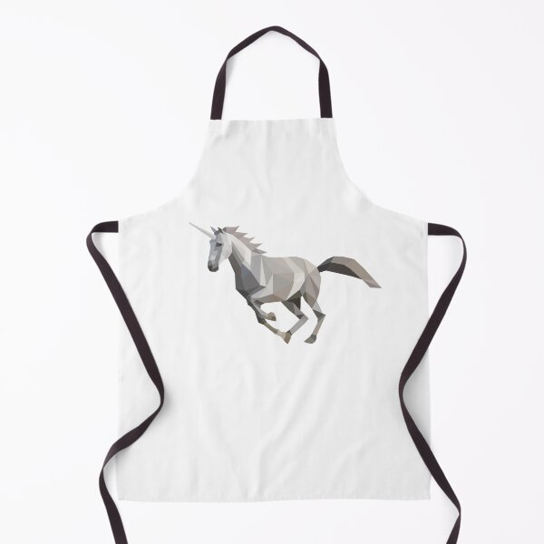 Item preview, Light Grey Low Poly Unicorn designed and sold by shaldesign.
