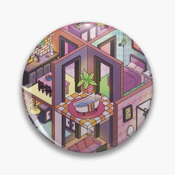 Item preview, Cartoon Isometric House designed and sold by RosieSharville.