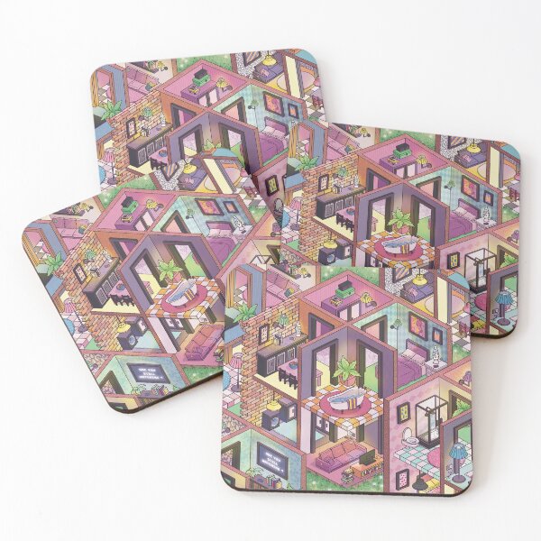 Item preview, Cartoon Isometric House designed and sold by RosieSharville.