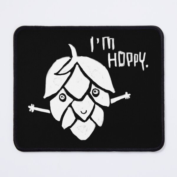 Artikelvorschau, Craft Brewery Wortspiel, fröhlicher Hopfenhopfen entworfen und verkauft von badlydrawnbabe.