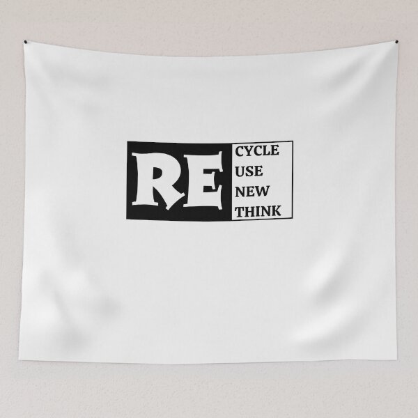 Item preview, recycle reuse renew rethink designed and sold by TThousand.