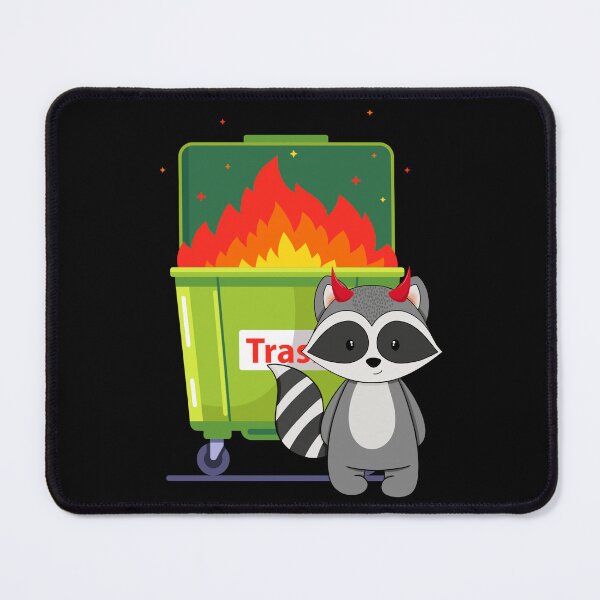 Item preview, Dumpster Fire Trash Panda Raccoon designed and sold by InfernalDesign.