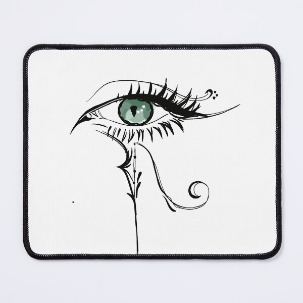 Item preview, eye of the horus green color of an eye designed and sold by makiangelo2.