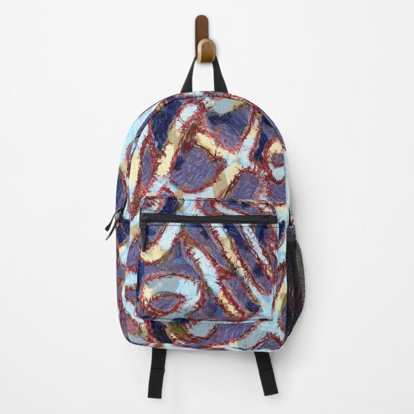 Item preview, Red and van gogh blue Arabic Calligraphy designed and sold by Paper Pan.