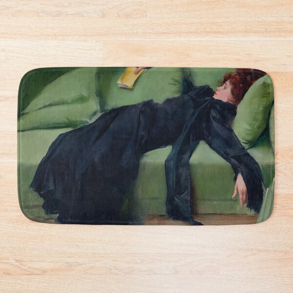 Item preview, Decadent Young Woman, After the Dance, Vintage Art designed and sold by vintagevivian.