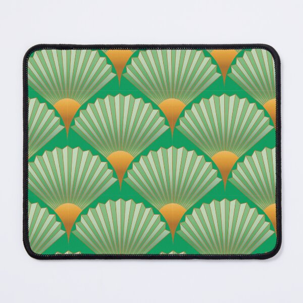 Item preview, Art Deco Fan-Green designed and sold by Sarah Melendez.