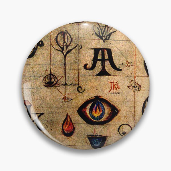 Item preview, Alchemical symbols manuscript designed and sold by Somniodelic Workshop.