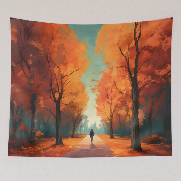 Item preview, Autumn Stroll in the Park designed and sold by SDVibeDesigns.