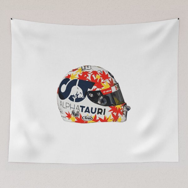 Item preview, Yuki Tsunoda Alpha Tauri Racing Helmet designed and sold by cjd1017.