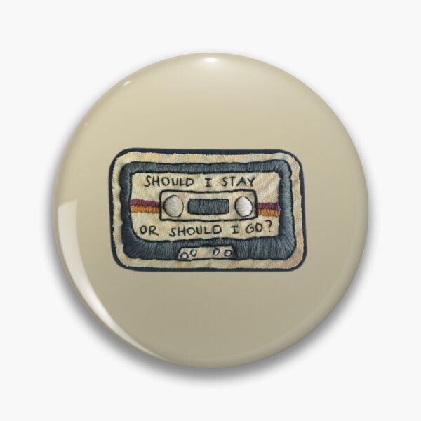 Item preview, should i stay or should i go cassette designed and sold by indie cottage.