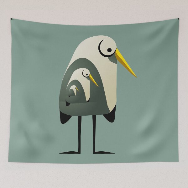 Item preview, Three in one - Funny Geometric Birds  designed and sold by KOTOdesign.