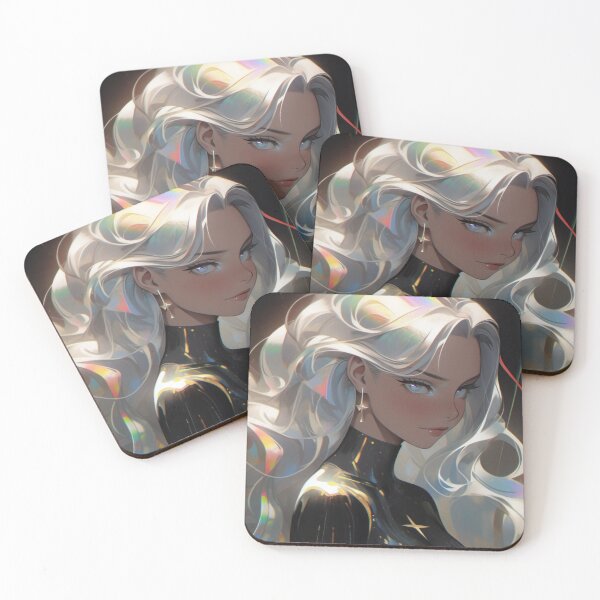 Item preview, The girl with white hair designed and sold by javier-lluesma.