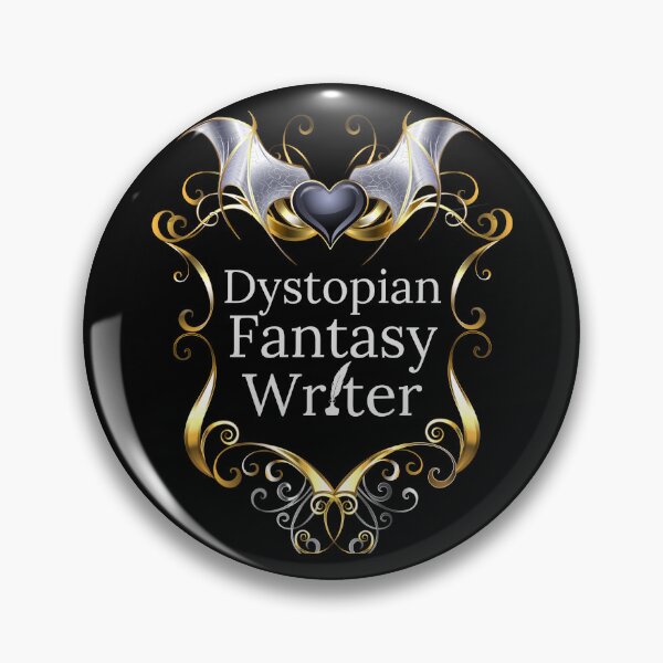 Item preview, Dystopian Fantasy Writer Shield Emblem Background designed and sold by TheKnightWriter.