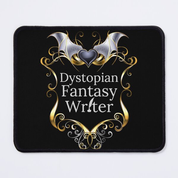 Item preview, Dystopian Fantasy Writer Shield Emblem Background designed and sold by TheKnightWriter.