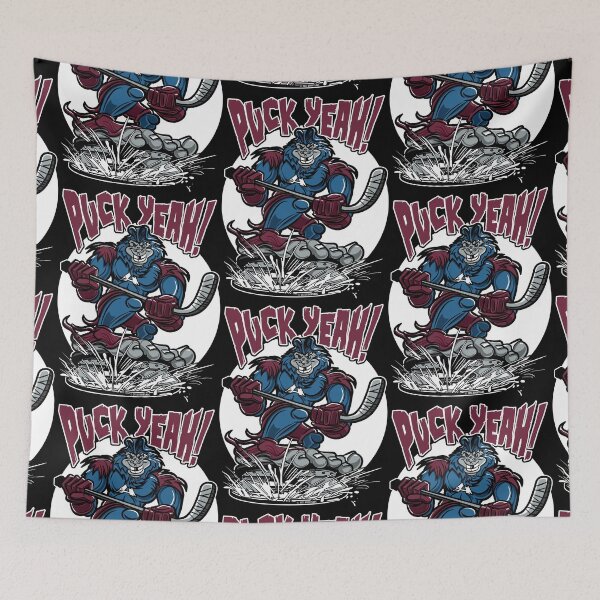 Item preview, Puck Yeah Bigfoot Hockey Mascot designed and sold by eShirtLabs.