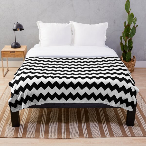 Item preview, Black and White Zigzag Pattern Minimalist Pattern Design designed and sold by Amy Quinn.