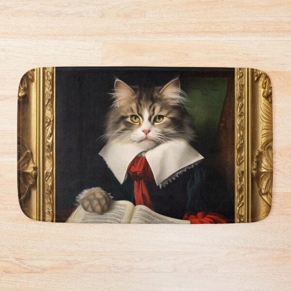 Item preview, Beethoven Renaissance Cat Painting designed and sold by ThouArtCat.