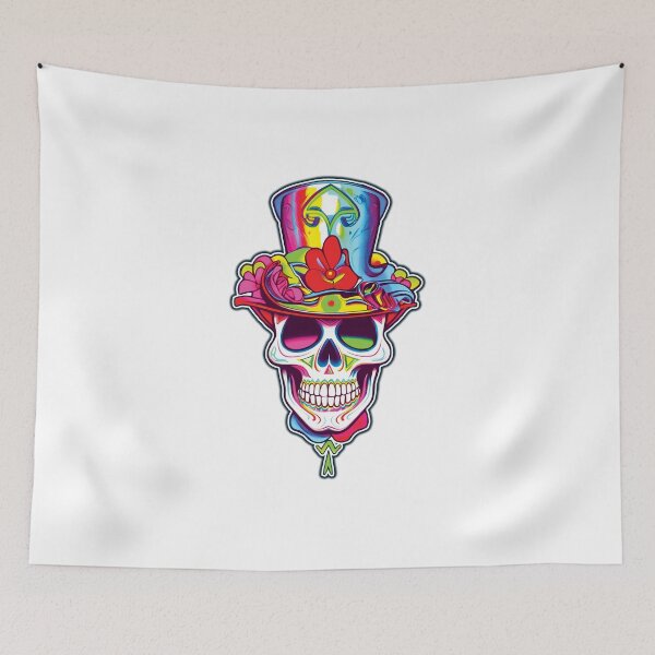 Item preview, Día De Los Muertos Top Hat Day of the Dead! designed and sold by Rickie Pauley.