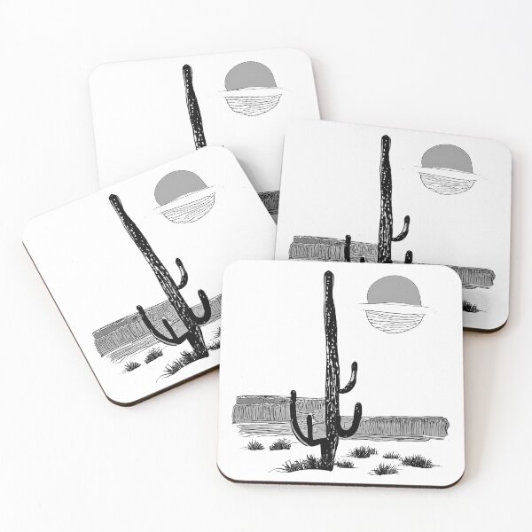 Item preview, Muted Elegance: The Subtle Charms of Utah's Desert Cactus Minimal Art designed and sold by RicsArtistry.