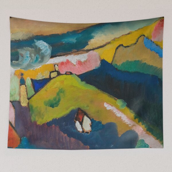 Item preview, Wassily Kandinsky | Murnau Mountain Landscape, 1910  designed and sold by BossyCatHome.