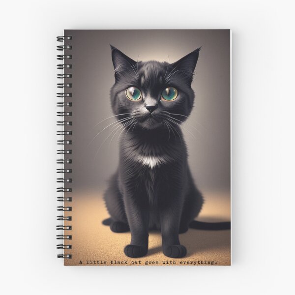 Aperçu de l'œuvre Un petit chat noir va avec tout... créée et vendue par XZY-Wizard.