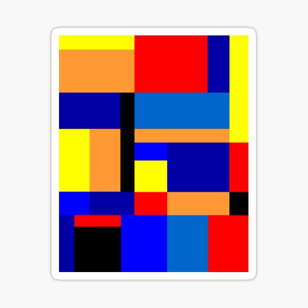 Item preview, Mondrian #2-1 designed and sold by Rockett Graphics.