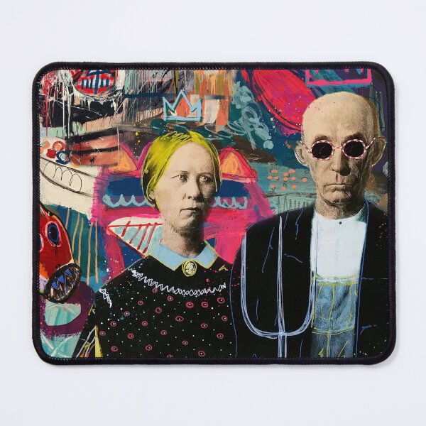 Item preview, American Gothic pop art designed and sold by Helt-Sort.