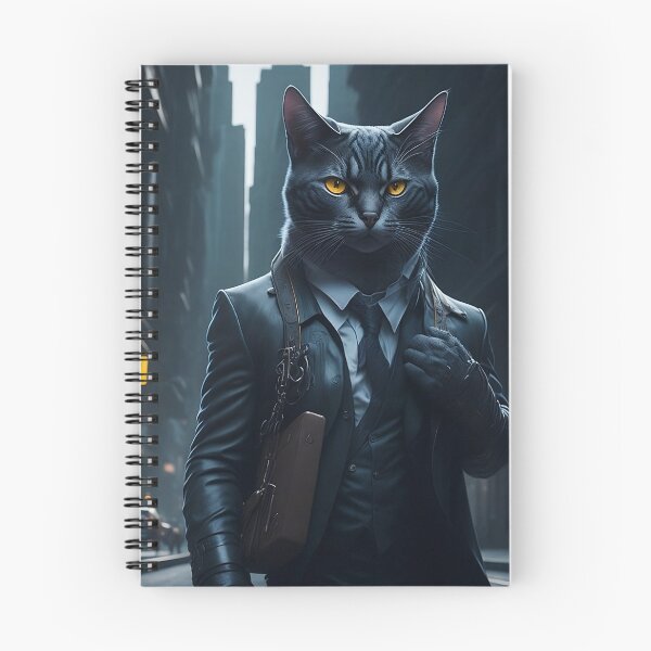 Item preview, Cat in a legal suit and briefcase designed and sold by Catagraphic.
