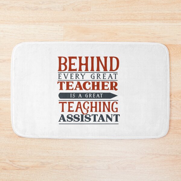 Item preview,  Behind Every Great Teacher Is a Great Teacher's Assistant - Red Letters designed and sold by techdave.