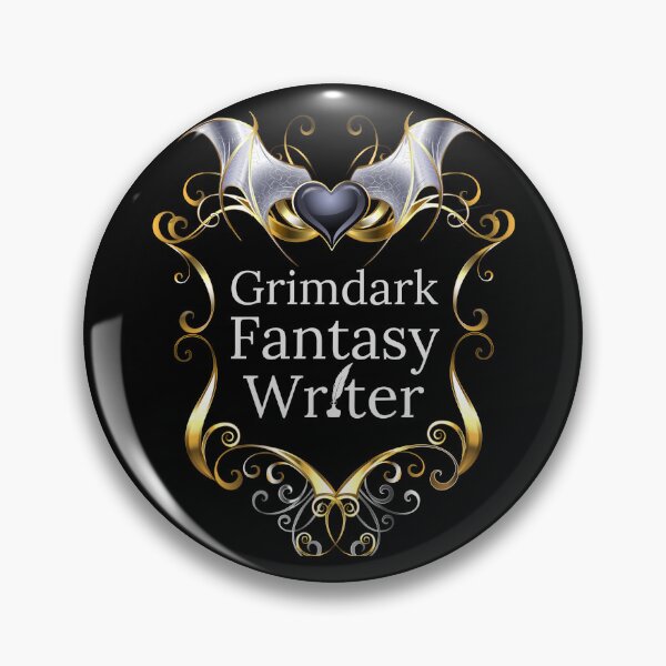 Item preview, Grimdark Fantasy Writer Shield Emblem Background designed and sold by TheKnightWriter.