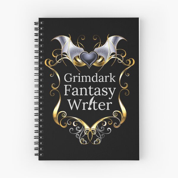 Item preview, Grimdark Fantasy Writer Shield Emblem Background designed and sold by TheKnightWriter.