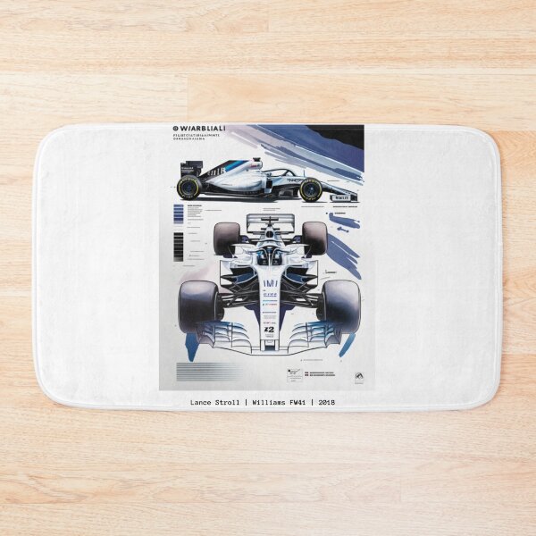 Item preview, Lance Stroll 2018 Williams FW41 F1 racing Poster Retro Print designed and sold by PicTechNowArt.
