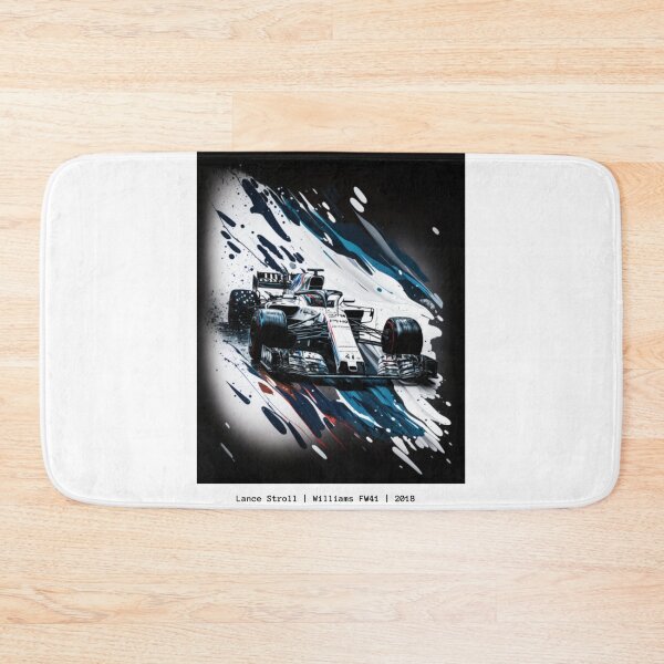 Item preview, Lance Stroll 2018 Williams FW41 F1 Watercolour Painting Print designed and sold by PicTechNowArt.