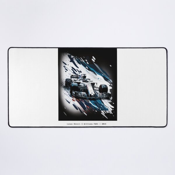 Item preview, Lance Stroll 2018 Williams FW41 F1 Watercolour Painting Print designed and sold by PicTechNowArt.