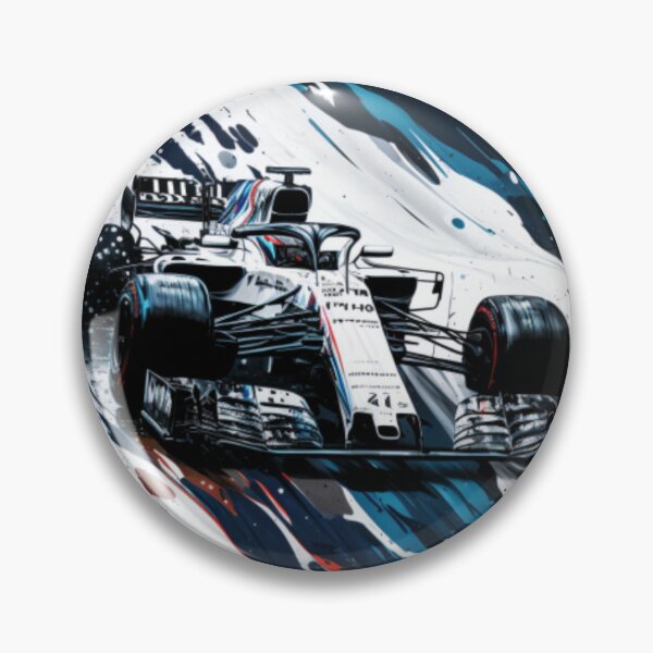 Item preview, Lance Stroll 2018 Williams FW41 F1 Watercolour Painting Print designed and sold by PicTechNowArt.