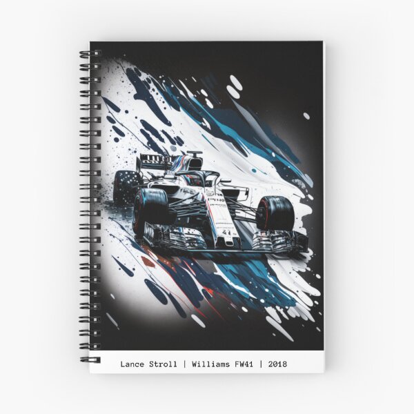 Item preview, Lance Stroll 2018 Williams FW41 F1 Watercolour Painting Print designed and sold by PicTechNowArt.