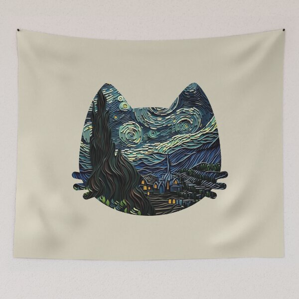 Item preview, Van gogh Cat  designed and sold by Vangoholic.