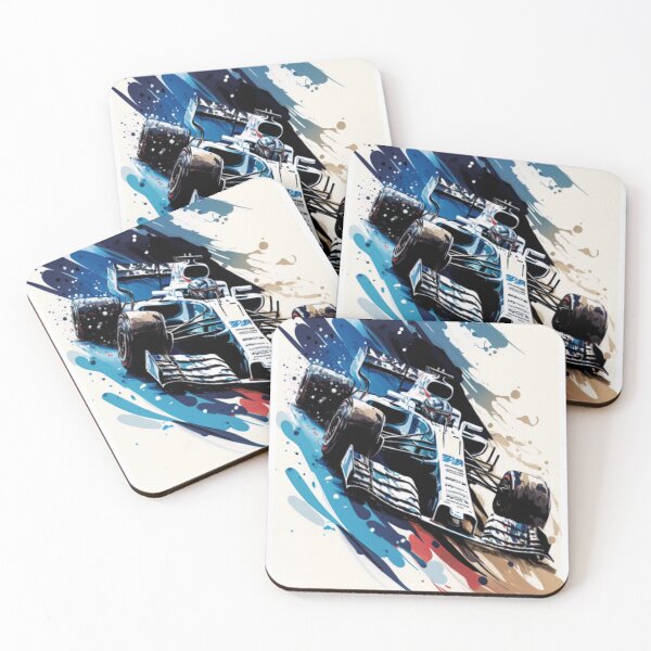 Item preview, Lance Stroll 2018 Williams FW41 F1 Watercolour Painting Print designed and sold by PicTechNowArt.