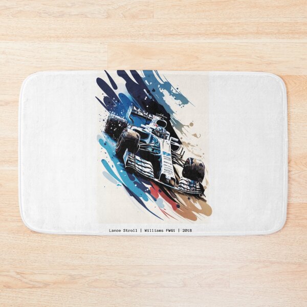 Item preview, Lance Stroll 2018 Williams FW41 F1 Watercolour Painting Print designed and sold by PicTechNowArt.