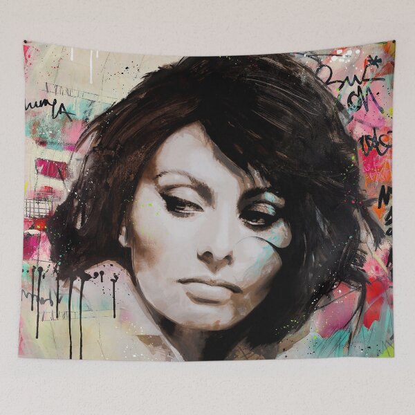 Artikelvorschau, Sophia Loren Pop-Art entworfen und verkauft von Helt-Sort.