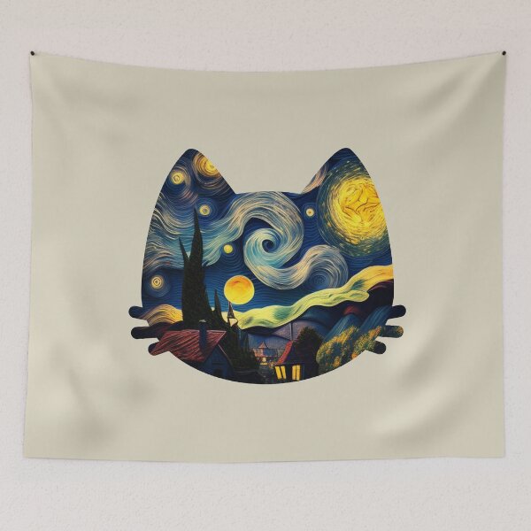 Item preview, Van gogh Cat  designed and sold by Vangoholic.