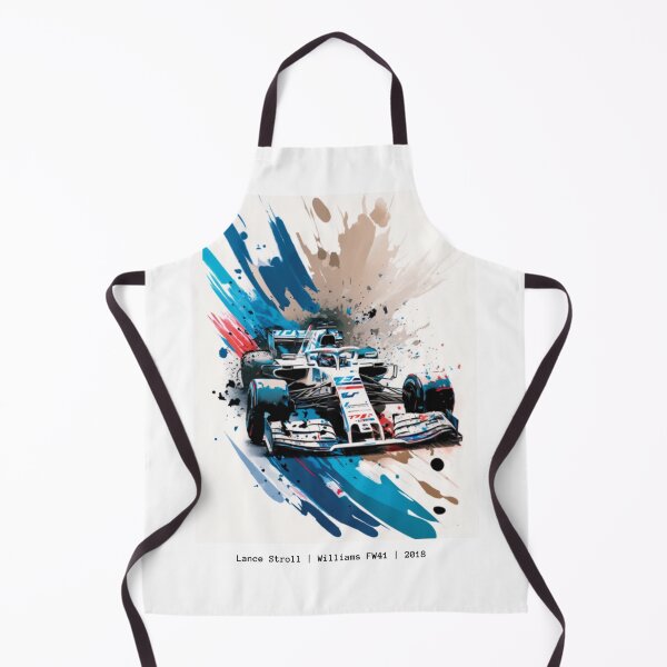 Item preview, Lance Stroll 2018 Williams FW41 F1 Watercolour Painting Print designed and sold by PicTechNowArt.