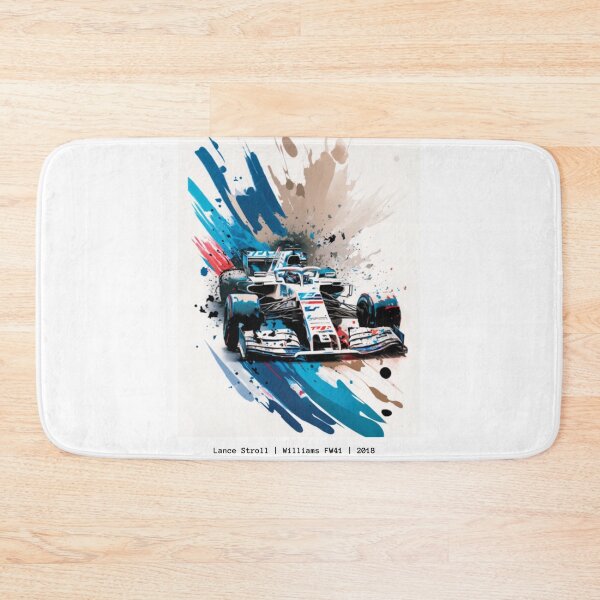 Item preview, Lance Stroll 2018 Williams FW41 F1 Watercolour Painting Print designed and sold by PicTechNowArt.