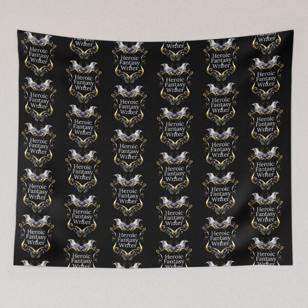 Item preview, Heroic Fantasy Writer Shield Emblem Background designed and sold by TheKnightWriter.