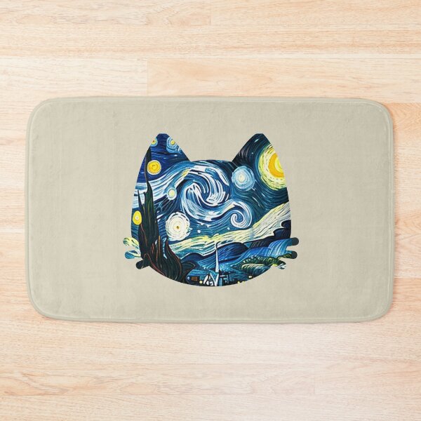 Item preview, gato van gogh designed and sold by Vangoholic.
